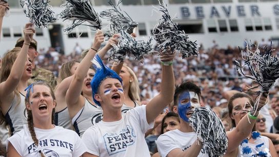 Giger: Should Penn State check fans for proof of vaccination? taken in Altoona, Pa. (Penn State)